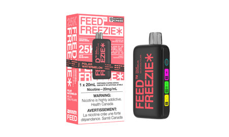 Polar Watermelon Feed Freezie 25k Toronto GTA Vaughan Ontario Canada Wicks & Wires Vape Shoppe