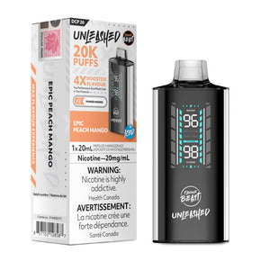 Epic Peach Mango Flavour Beast Unleashed 20K Disposable Toronto GTA Vaughan Ontario Canada Wicks & Wires Vape Shoppe