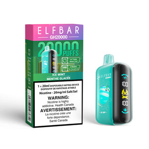  Ice Mint by Elf Bar GH20000 20K Toronto GTA Vaughan Ontario Canada Wicks & Wires Vape Shoppe