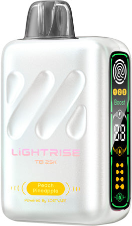 Peach Pineapple Lightrise 25K by Lost Vape Toronto GTA Vaughan Ontario Canada Wicks & Wires Vape Shoppe