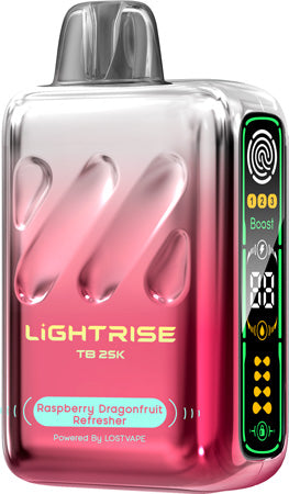 Raspberry Dragonfruit Refresher Lightrise 25K by Lost Vape Toronto GTA Vaughan Ontario Canada Wicks & Wires Vape Shoppe