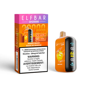 Mango Magic by Elf Bar GH20000 20K Toronto GTA Vaughan Ontario Canada Wicks & Wires Vape Shoppe