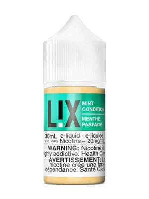 Mint Condition by LIX Eliquid Toronto GTA Vaughan Ontario Canada Wicks & Wires Vape Shoppe