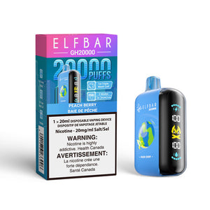 Peach Berry by Elf Bar GH20000 20K Toronto GTA Vaughan Ontario Canada Wicks & Wires Vape Shoppe