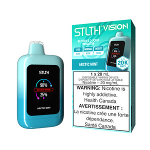 Arctic Mint STLTH Vision 20K Toronto GTA Vaughan Ontario Canada Wicks & Wires Vape Shoppe