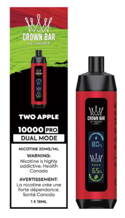 Two Apple Crown Bar by Al Fakher Toronto GTA Vaughan Ontario Canada Wicks & Wires Vape Shoppe