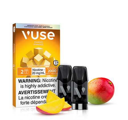 Mango Vuse Pod by Vuse Toronto GTA Vaughan Ontario Canada Wicks & Wires Vape Shoppe