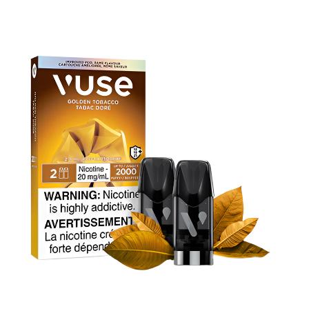 Golden Tobacco by Vuse Toronto GTA Vaughan Ontario Canada Wicks & Wires Vape Shoppe