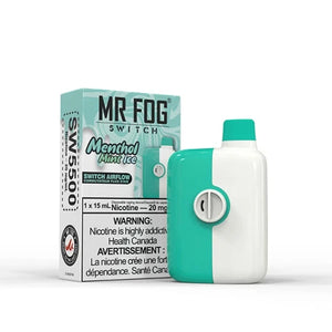 Menthol Mint Ice Mr Fog Switch Disposable Toronto GTA Vaughan Ontario Canada Wicks & Wires Vape Shoppe